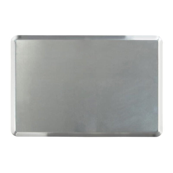 aluminium baking tray, 40x60x1cm, 2mm thick, high-quality and durable tray perfect for baking cookies, pastries, and more.