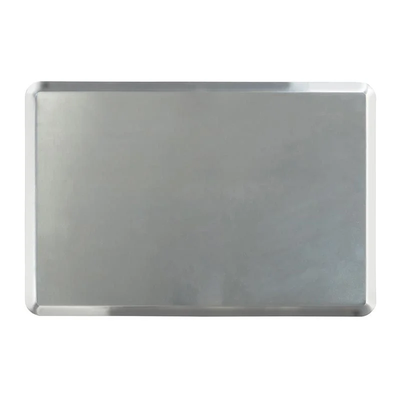 aluminium baking tray, 40x60x1cm, 2mm thick, high-quality and durable tray perfect for baking cookies, pastries, and more.