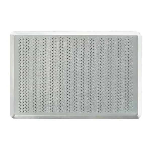 0000231 almetal screen pan perforated 45 degree edge aluminum 15 mm 325x53x1 cm
