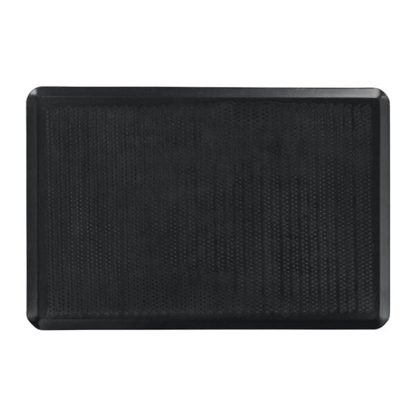 0000243 almetal screen pan perforated 45 degree edge aluminum coated 2 mm 40x60 cm black