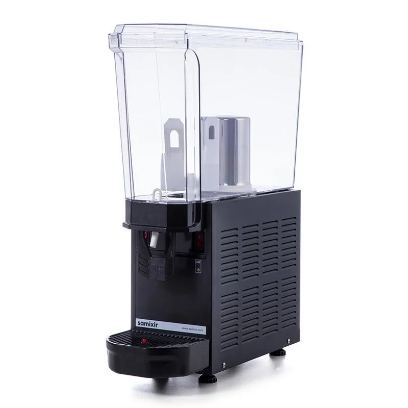 0000276 samixir classic mono cold juice dispenser 20 l stirring paddle black