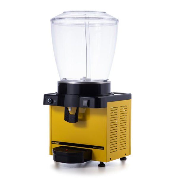0000354 samixir s22 cold drink dispenser 22 l analog panoramic yellow