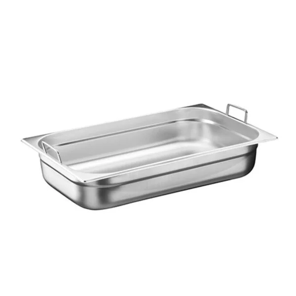 0000771 ozti gastronorm pan with handles stainless steel gn 11 150 mm