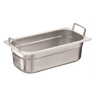 Ozti Stainless Steel Gastronorm Tray with Handles 1/3 65mm