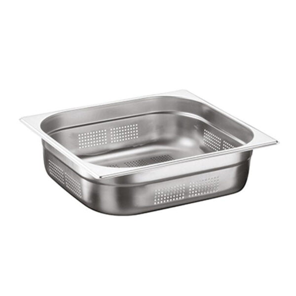 0000822 ozti gastronorm pan perforated stainless steel gn 23 200 mm