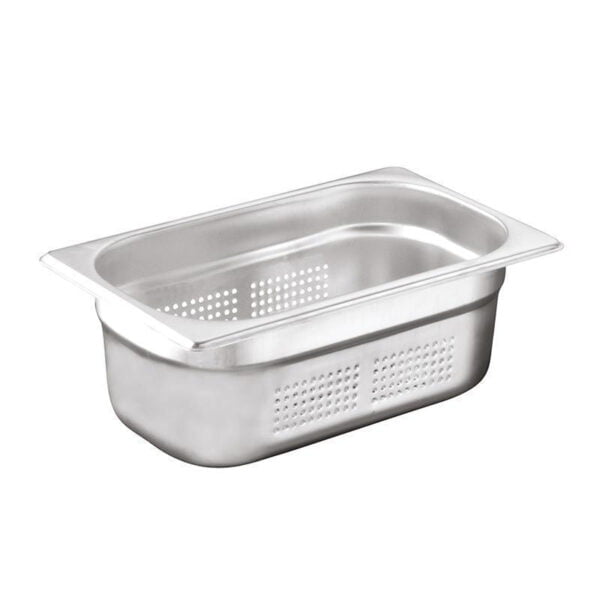 0000839 ozti gastronorm pan perforated stainless steel gn 14 200 mm