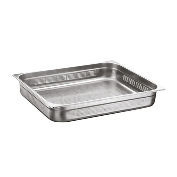 0000846 ozti gastronorm pan perforated stainless steel gn 21 150 mm