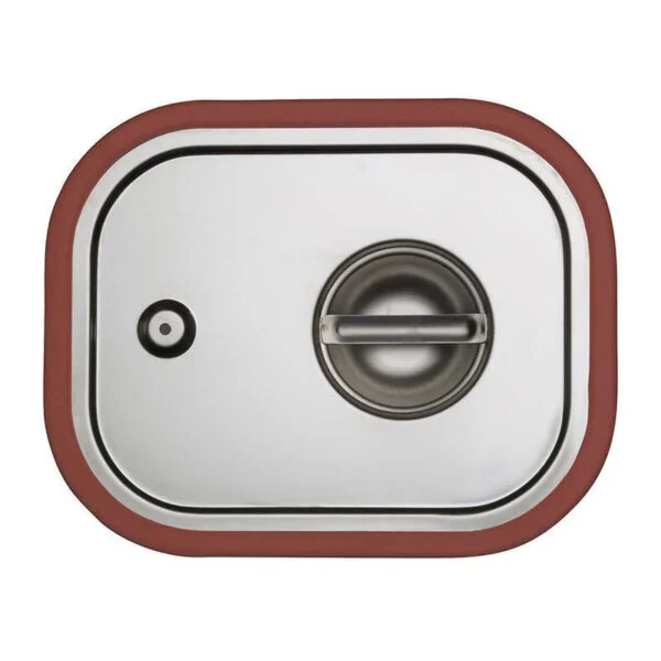 0000857 ozti gastronorm lid stainless steel with silicon gdc 23