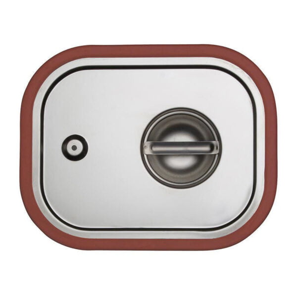 0000858 ozti gastronorm lid stainless steel with silicon gdc 12