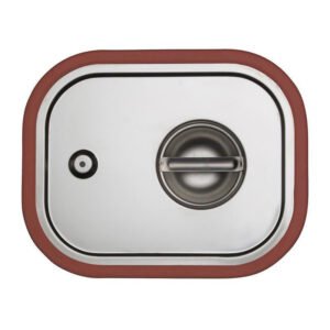 Ozti Stainless Steel Silicone Seal Gastronorm Lid 1/6