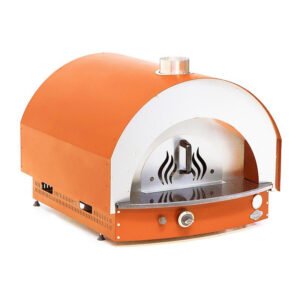 Empero Home Type Stone-Based Pizza and Pita Oven with Wood, Orange