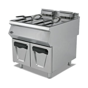 Empero 700 Plus Fryer with Cupboard, 24+24 lt, LPG