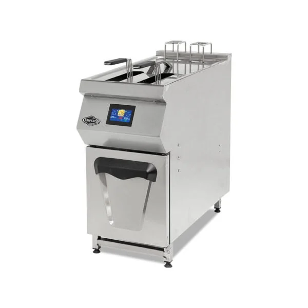 0001348 empero 900 plus fast cooking fryers with lift with oil filter 25lt electrical
