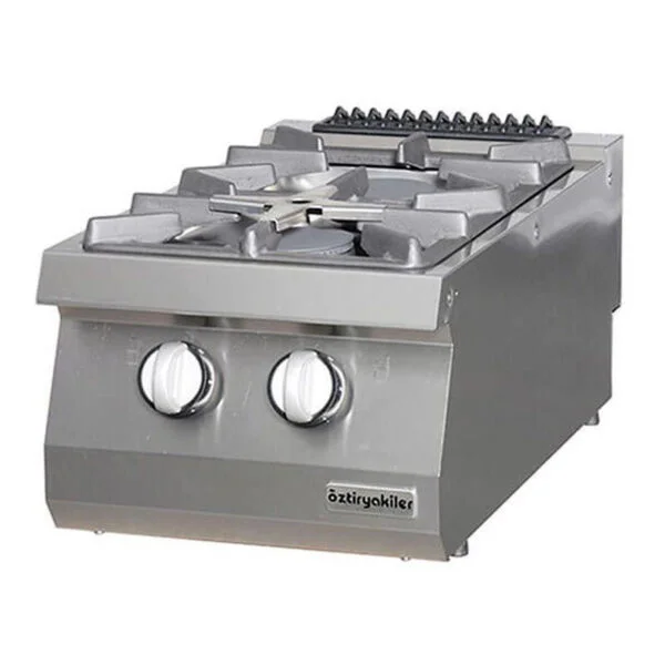 0001425 oztiryakiler 700 series osog 4070 l 2 burners cooktop 40x70x28 cm gas