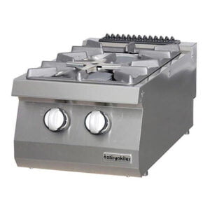 Öztiryakiler 700 Series OSOG 4070 LP 2 Burners Cooktop, 40x70x28 cm, Gas