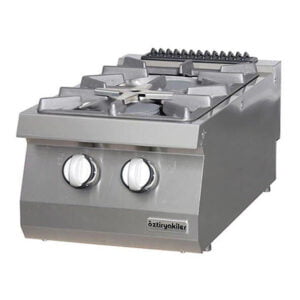 Öztiryakiler 700 Series OSOG 4070 LS 2 Burners Cooktop, 40x70x28 cm, Gas