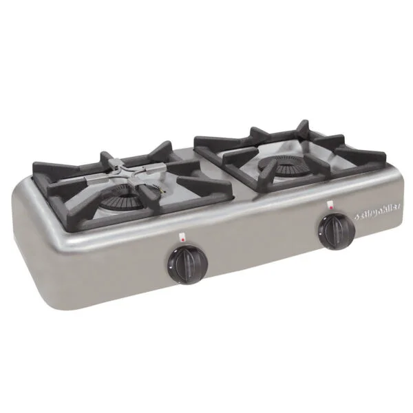 0001435 oztiryakiler osog 4075 pa double compact cooker 75x40 cm gas