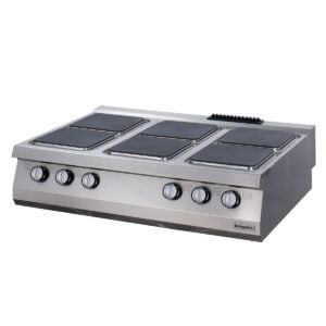 Öztiryakiler 900 Series One And Half Module With 6 Hot Plates Electric Boiling Top