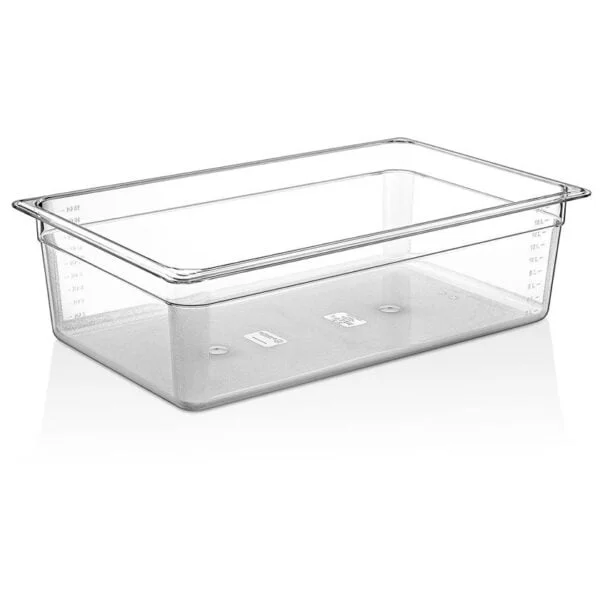 0001546 gastroplast gn 11 pc clear container 150 mm