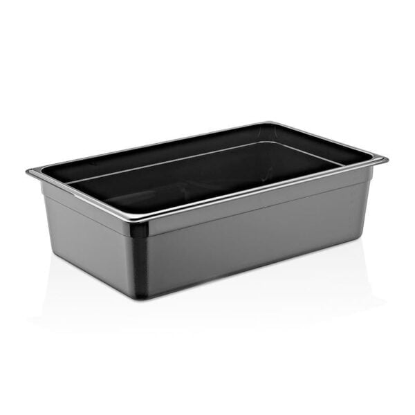 0001548 gastroplast gn 11 pc black container 150 mm