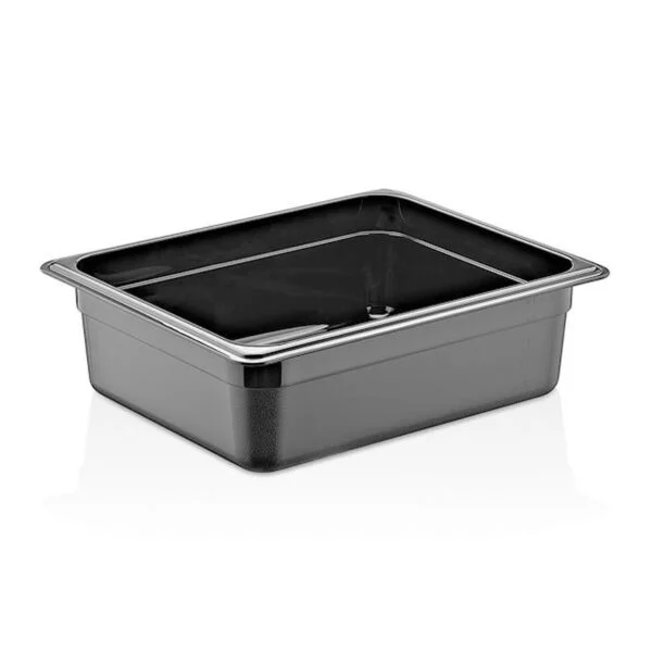 0001585 gastroplast gn 12 pc black container 100 mm