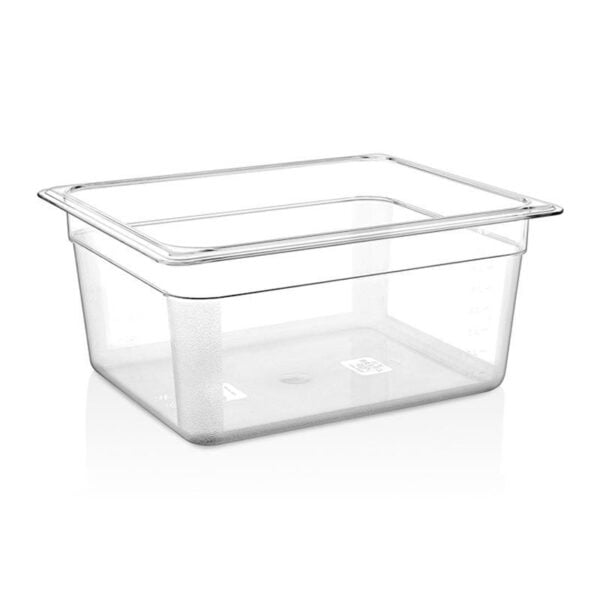 0001589 gastroplast gn 12 pc clear container 150 mm