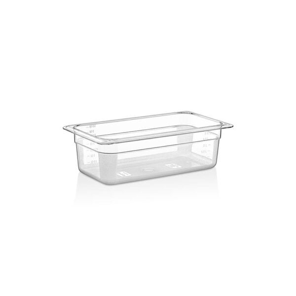 0001628 gastroplast gn 13 pc clear container 100 mm