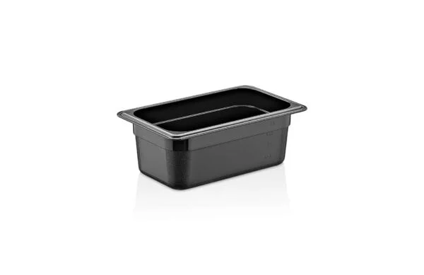 0001666 gastroplast gn 14 pc black container 100 mm