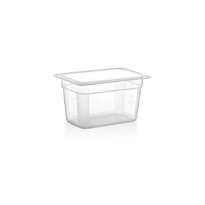 GastroPlast GN 1/4 Polycarbonate Clear Container, 150 mm