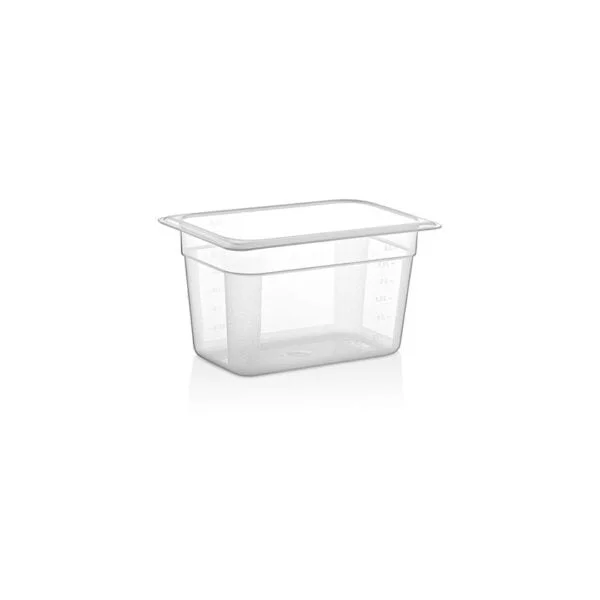0001670 gastroplast gn 14 pc clear container 150 mm