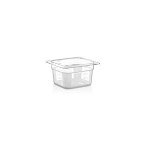 GastroPlast GN 1/6 Polycarbonate Clear Container, 100 mm