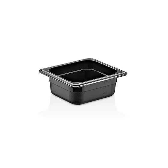 0001723 gastroplast gn 16 pc black container 65 mm