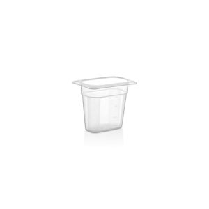 GastroPlast GN 1/9 Polycarbonate Clear Container, 150 mm