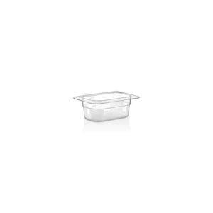 GastroPlast GN 1/9 Polycarbonate Clear Container, 65 mm