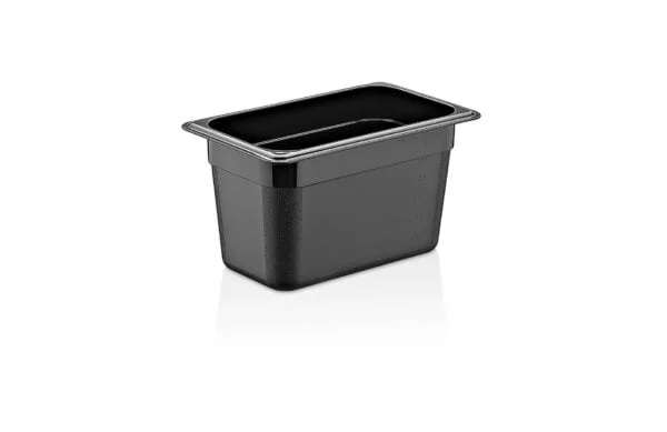 0001785 gastroplast gn 14 pp black container 150 mm