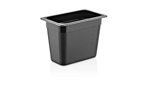 0001787 gastroplast gn 14 pp black container 200 mm