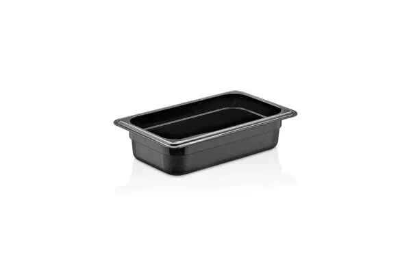 0001789 gastroplast gn 14 pp black container 65 mm