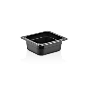 GastroPlast GN 1/6 PP Black Container, 65 mm