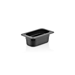 GastroPlast GN 1/9 PP Black Container, 65 mm