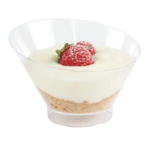 Cafemarkt Unbreakable Dessert Pot, polystyrene Clear, 250ml