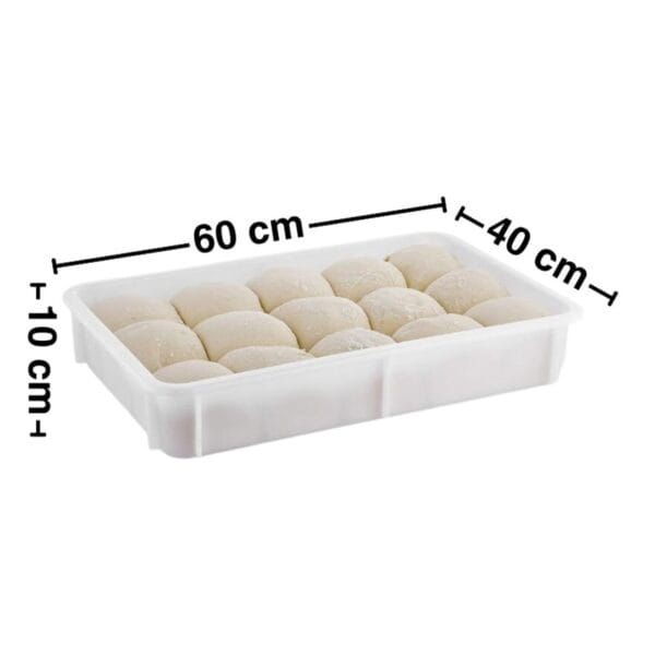 gastroplast gphpe 100 polietilen pizza hamur teknesi 400x600x100 mm pizza hamur tekneleri gastroplast 70153 32 b
