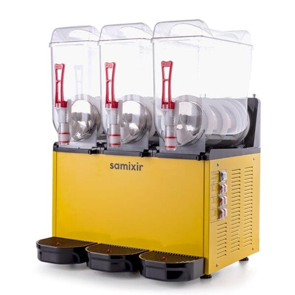 samixir slush machine, triple, 3x12 l, yellow - image 2