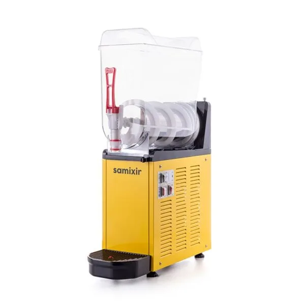 samixir mono ice slush granita ve soguk meyve suyu dispenseri 12 l sari ice slush buzlas makineleri samixir 33982 19 b