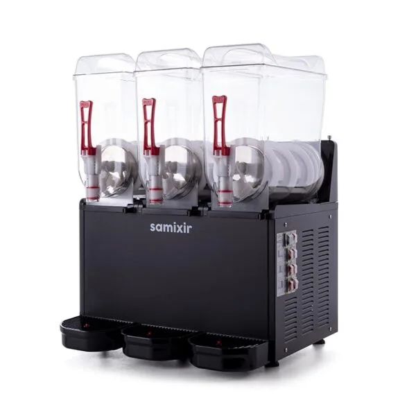 samixir triple ice slush granita ve soguk meyve suyu dispenseri 121212 l siyah ice slush buzlas makineleri samixir 33987 19 b