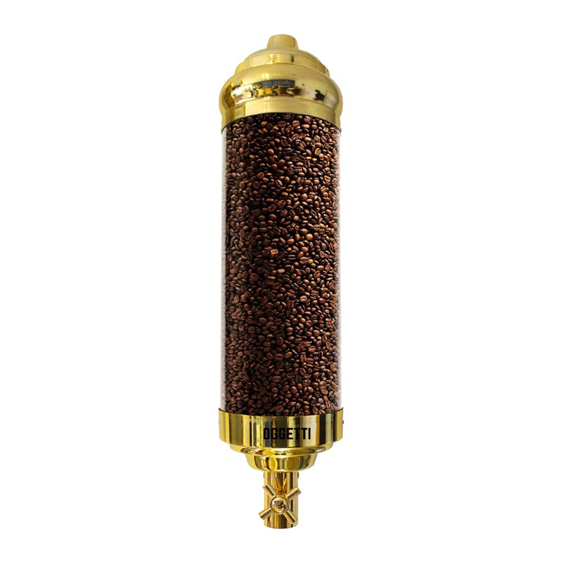 Baristic Coffee Bean Dispenser, 5kg, Gold Finish